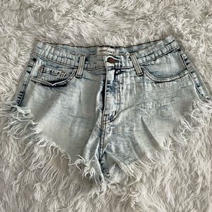 Vibrant Denim Shorts